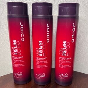 3 (Three) Joico Color Infuse Red Conditioner Brand New Never used!